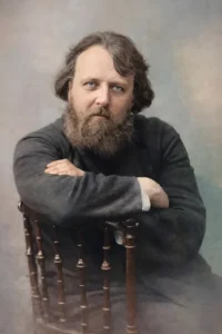Матвей Алексеевич Козырев. Колоризированная фотография.