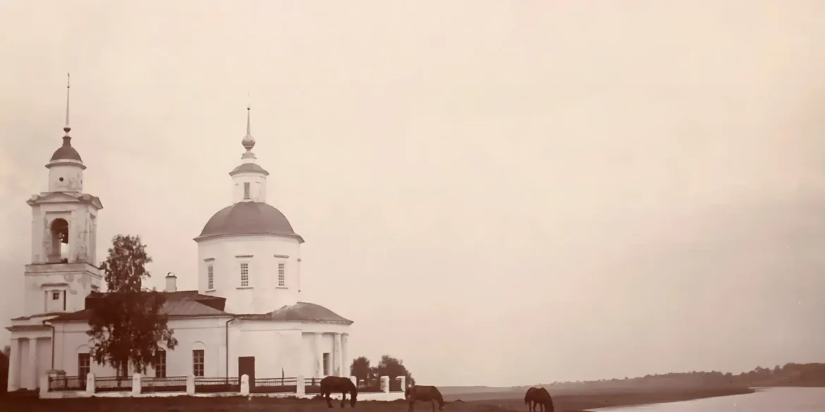 Успенская церковь села Черкизово Коломенского уезда, 1897 - 1915. Автор: Е.В.Шервинский. Источник: "Черкизовский центр досуга и культуры имени В.Д.Шервинского». Загружено на pastvu.com Загрузил пользователь ArchitectorS.