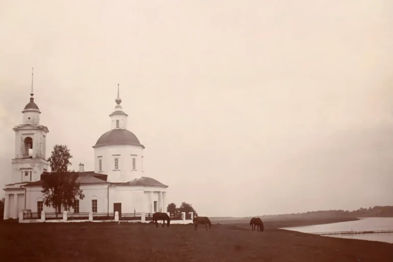 Успенская церковь села Черкизово Коломенского уезда, 1897 - 1915. Автор: Е.В.Шервинский. Источник: "Черкизовский центр досуга и культуры имени В.Д.Шервинского». Загружено на pastvu.com Загрузил пользователь ArchitectorS.