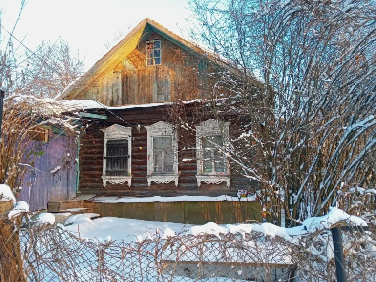 Дубечино, Ступинский городской округ. Фотограф – Николай Салтыков. Фотопроект “Наличники”.