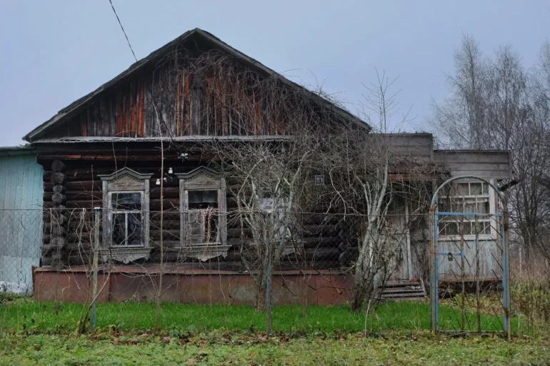 д. Полушкино. Ступинский городской округ (ступинский район). Фотограф – Анна Салтыкова. Фотопроект “Наличники”.