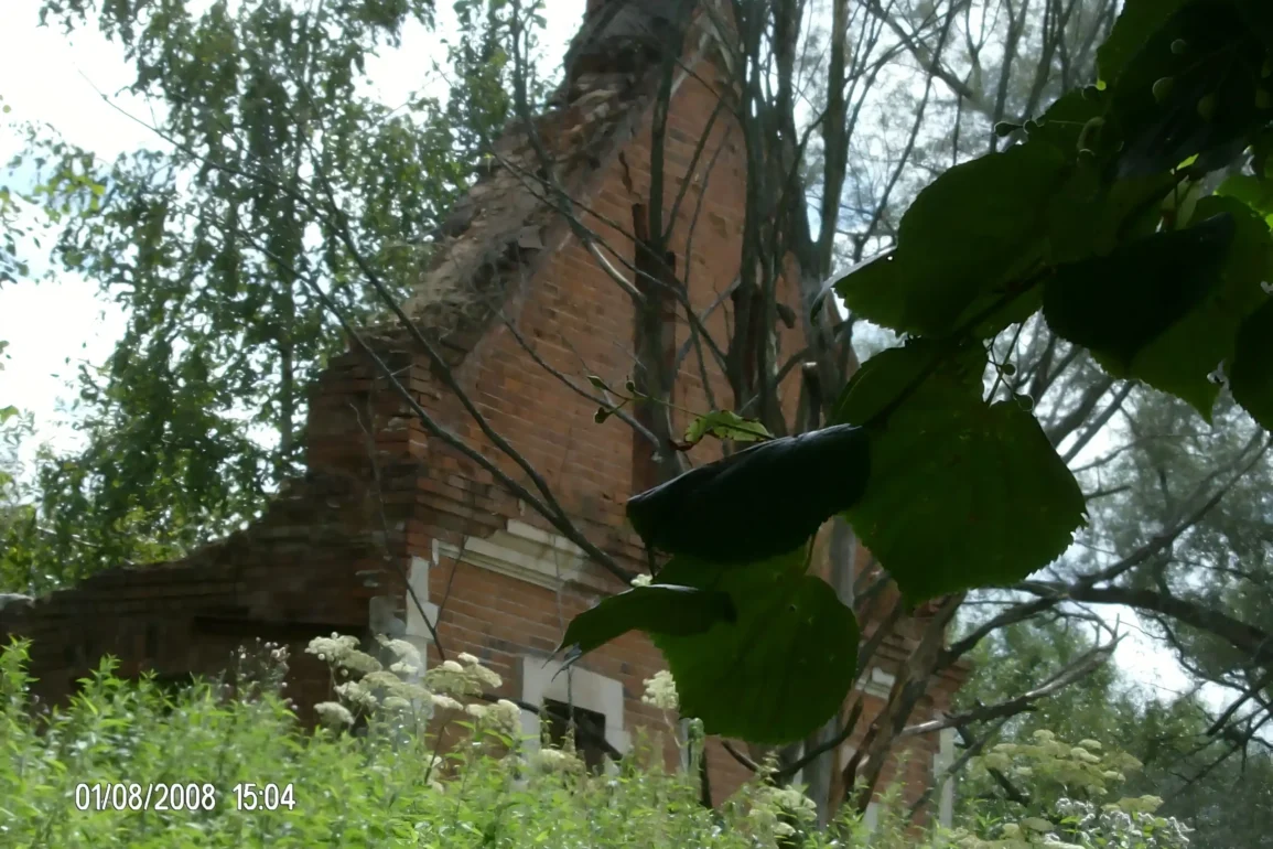 Старинная электростанция (бывшая мельница) в усадьбе “Сенницы”. 2008 год. По сообщениям в интернете, на 2017 год всё выглядит гораздо плачевнее. Из архива Залата Т. К.