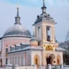 Восхитительный Христорождественский храм в селе Щеглятьево. Городской округ "Домодедово". Фотопроект "Наличники". Автор фотографии - Николай Салтыков.
