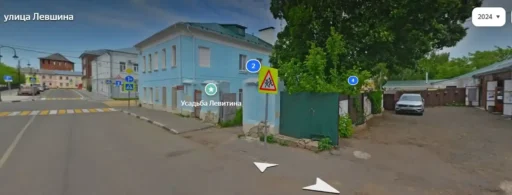 Улица Левшина, дом 2. Яндекс панорамы.
