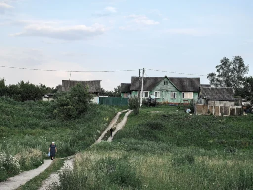 На селе. Село Голянка Новосильского района. Фотография Татьяны Залата.