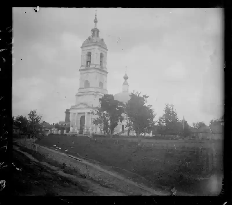 Коломна, Церковь Троицы в Ямской слободе, 1926 гг. А. А. Губарев. ГИМ. ГК 61757151/ КП (ГИК): ГИМ 79541/4972/Инв. И XII 13663.