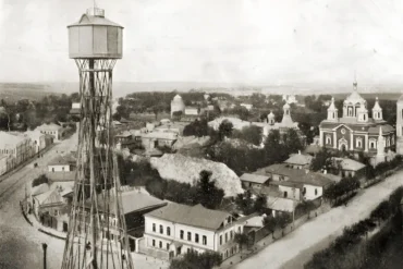 1900 - 1917. Коломна. Шуховская водонапорная башня.