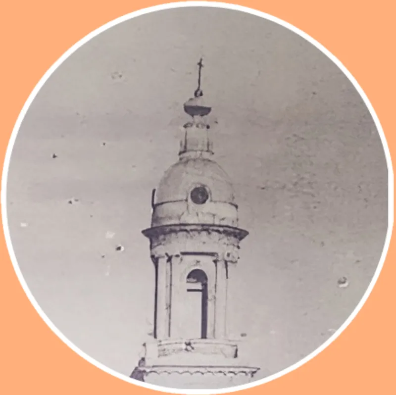 Церковь Иоанна Богослова в Коломне, фото до 1930 г. Шпиля нет.