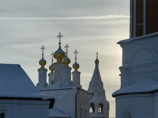 Рязань, церковь Богоявления. В Крещенский сочельник. 18.01.2026 г.