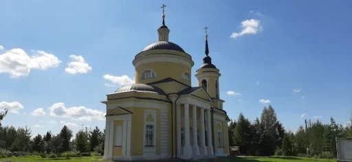 Церковь села Петровское (г. о. Воскресенск). 2023 год.