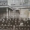 Чайная Торгового дома И. И. Колединова и Ко в Озерах. Фото после 1904 г. Уличная фотография в г. Озеры, проект "Озёрский летописец".