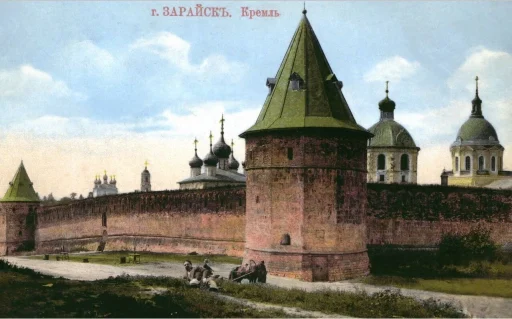Кремль в г. Зарайске. После 1901 — 1904 гг. Источник: https://humus.livejournal.com/4610078.html.