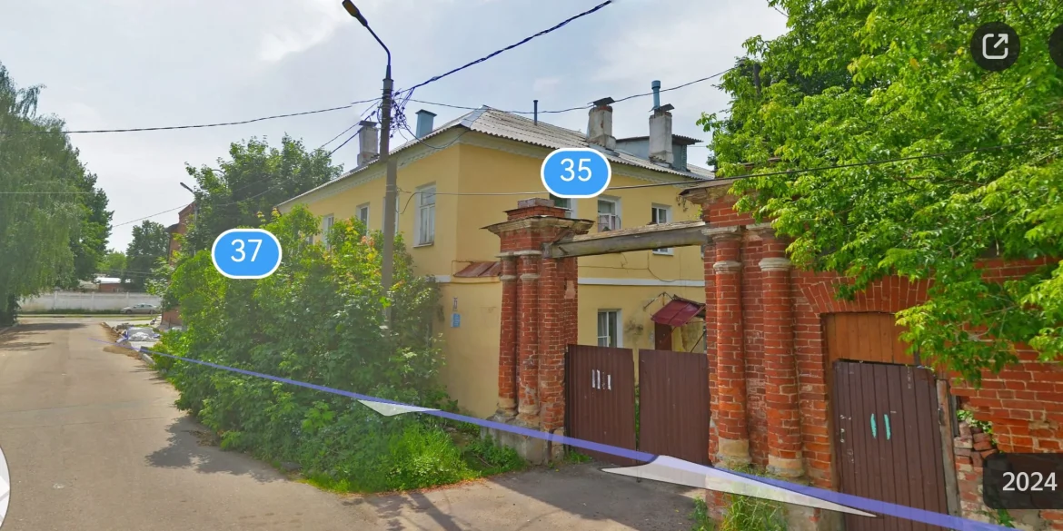 Городская усадьба по улице Савельича, 35, г. Коломна. Источник: Яндекс панорамы.