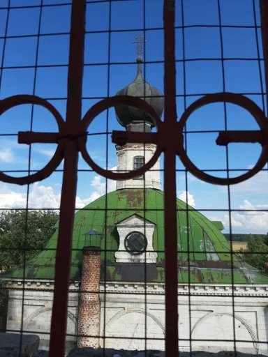 На колокольне Успенского храма в Шубине. Вид. 2024 г. Загружено на Про Край: Татьяна Залата