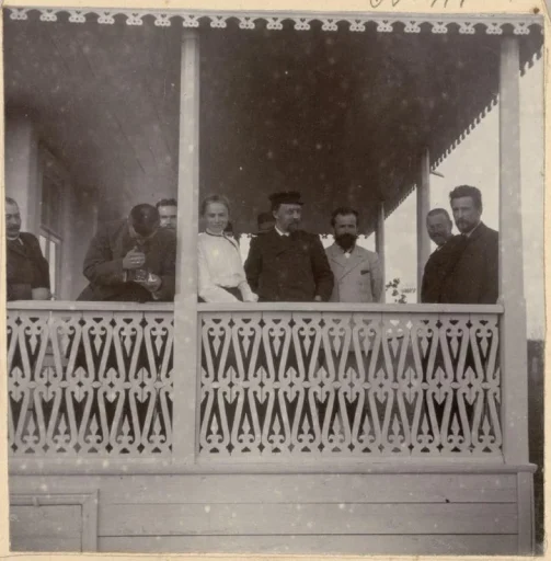 Бронницкий уездный санитарный совет 20 августа 1904 года в Шубинской лечебнице. Фото А. Н. Хабарова (?). ГИМ. ГК: 61742030, КП (ГИК): ГИМ 101018/799, Инв.: И VI 45629/111.