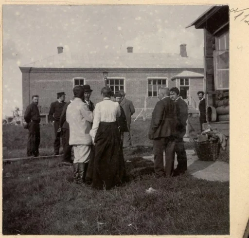 Бронницкий уездный санитарный совет, 20 августа 1904 года, Шубинская лечебница. Фото А. Н. Хабарова (?). ГИМ. ГК: 61742029, КП (ГИК): ГИМ 101018/800, Инв.: И VI 45629/112.