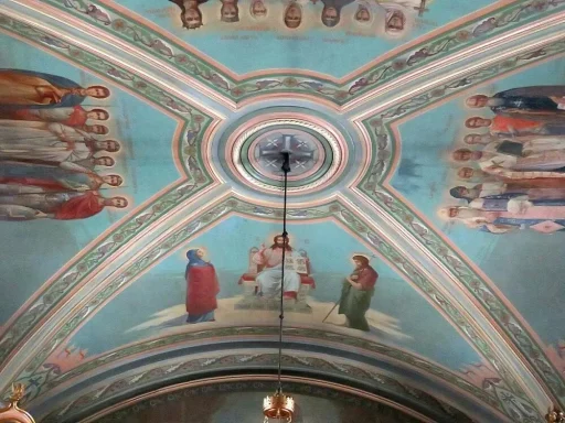 Росписи "васнецовской школы" в Успенском храме села Шубино. Источник фото: https://sobory.ru/photo/424517.