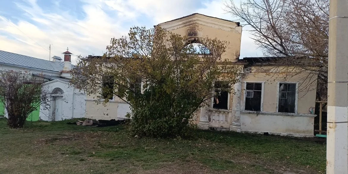 После пожара в доме Луковникова в Коломне. 29 октября 2026 года. Источник: Соцсети.