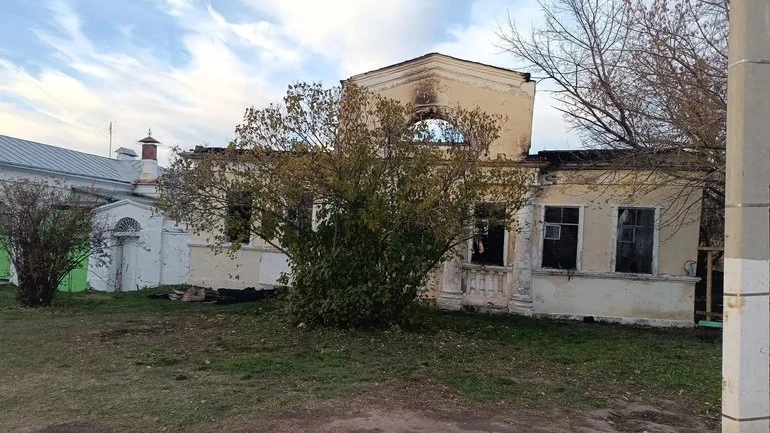 После пожара в доме Луковникова в Коломне. 29 октября 2026 года. Источник: Соцсети.