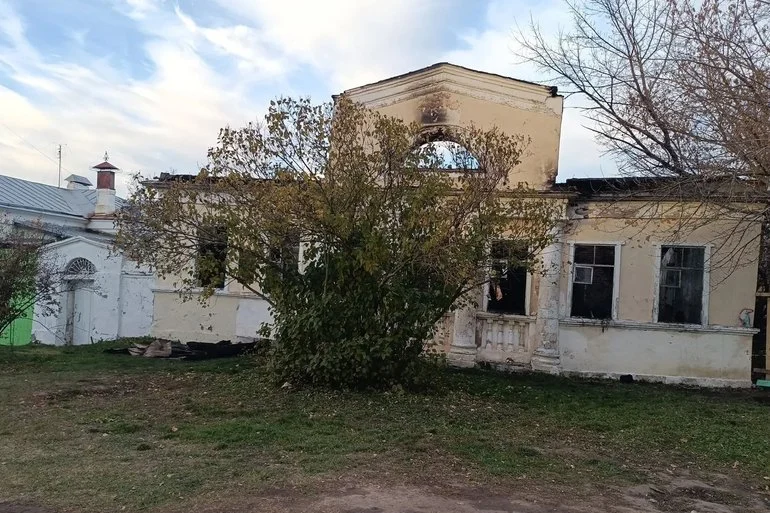 После пожара в доме Луковникова в Коломне. 29 октября 2026 года. Источник: Соцсети.