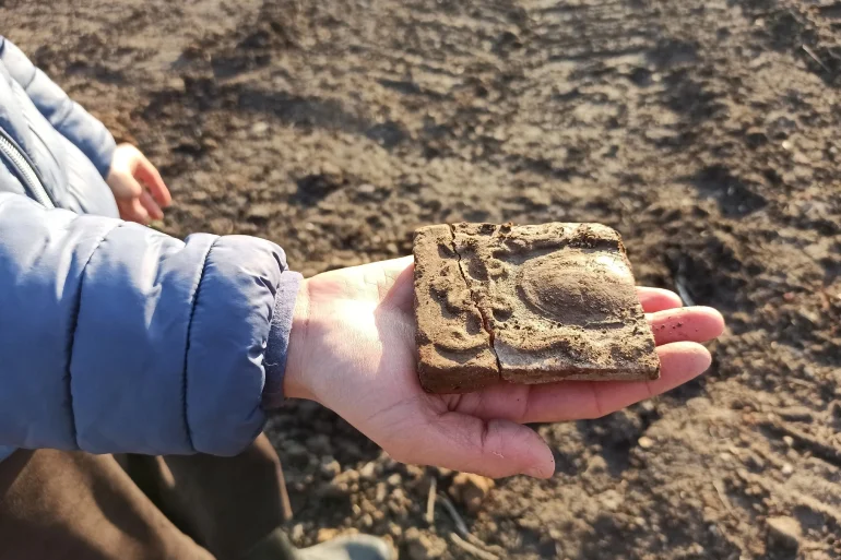 Клеймо Императорской сводной конюшни в районе Пахрино, г. о. Домодедово. МОО ВООПиК.