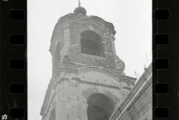 Негатив. Церковь в Троицко‑Лобанове. 1977 г. Московская область. МГОМЗ. ГК 60605162; КП (ГИК) МГОМЗ КП‑15864/11878; инв. ФФ‑2000/1728.